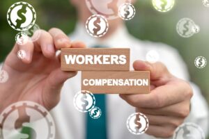 Business Industry Concept of Workers' Financial Compensation Insurance. 