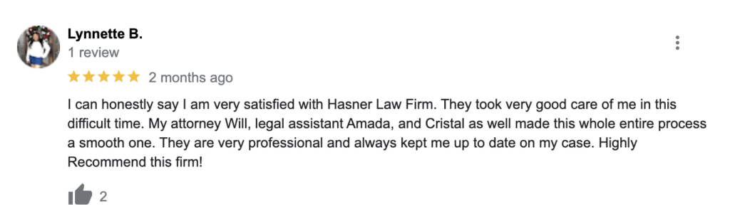 Atlanta Dog Bite Lawyer Testimonial