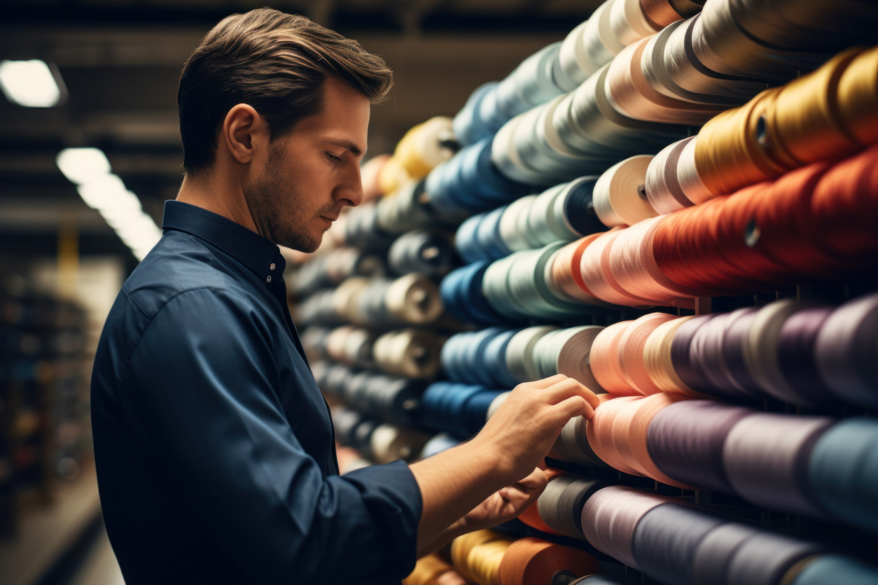 worker in a textile factory